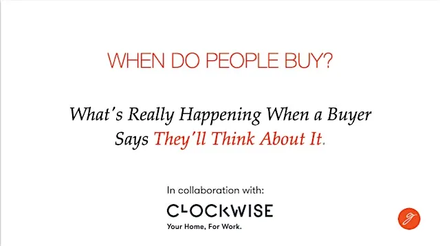 When Do People Buy?