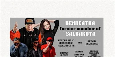 Pinoy Music presents: BENDEATHA (Formerly Salbakuta) at Hawkinge Community Centre