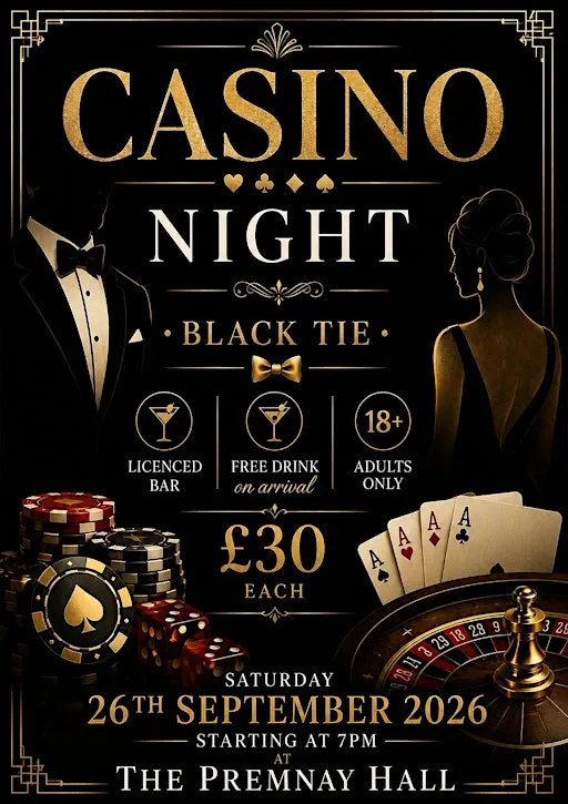 Premnay Hall Charity Casino Night