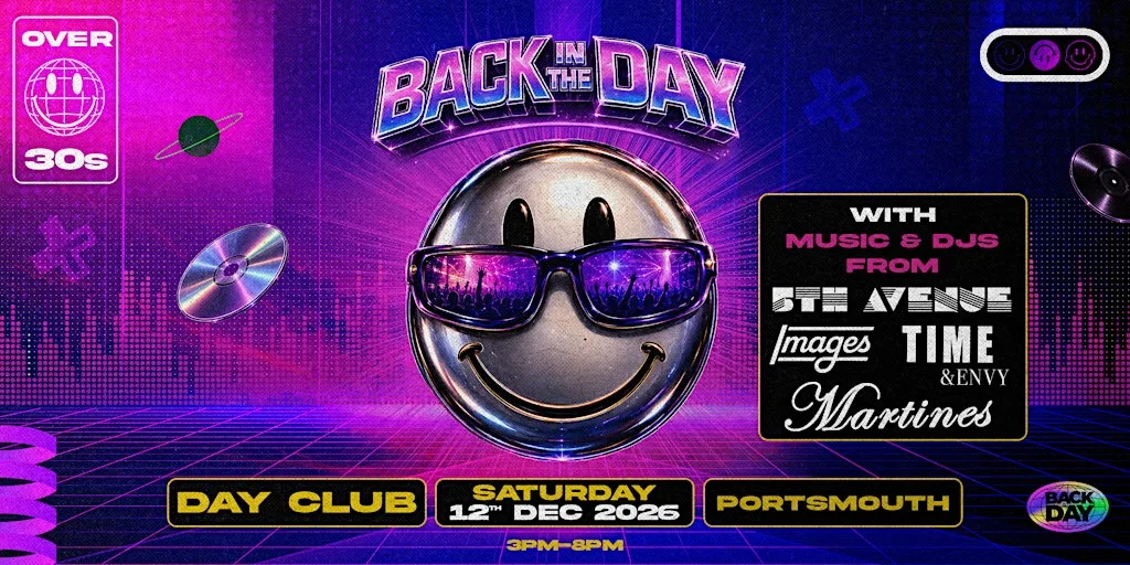 The 5th Ave, Time & Envy Martines & Images Day Club for over 30's at The Astoria