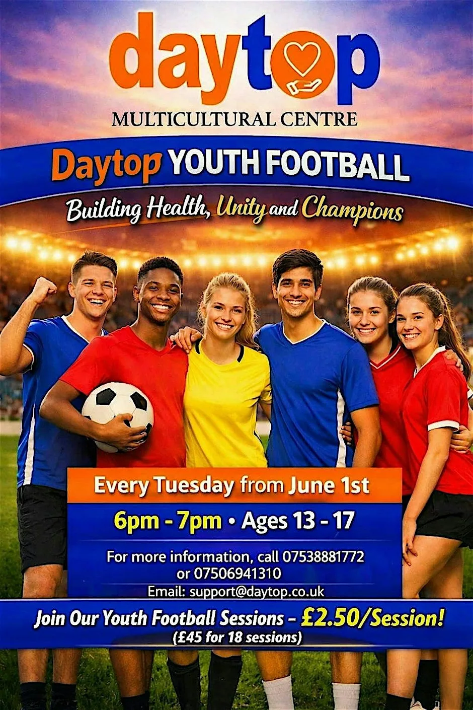 Daytop - Aylesbury Community Youth Football at The Mandeville School