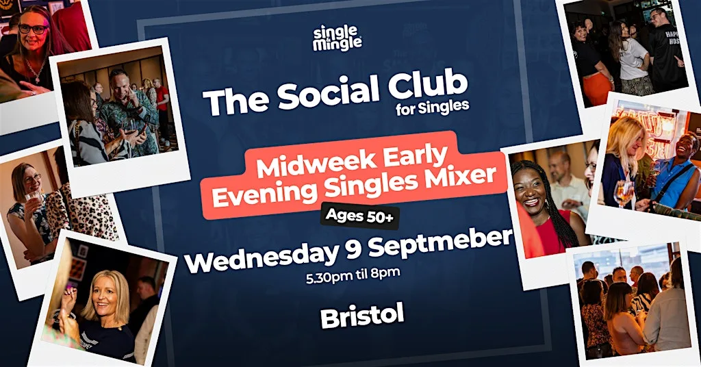 Early Evening Singles Mixer @ No.4 Clifton Village BRISTOL (Ages 50+)