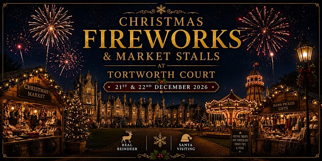 Tortworth Court Christmas Firework's | Santa's Grotto | Real Reindeer at De Vere Tortworth Court