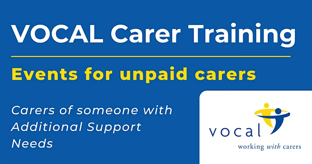 Monthly peer support group for Edinburgh parent carers at VOCAL Edinburgh Carers' Hub