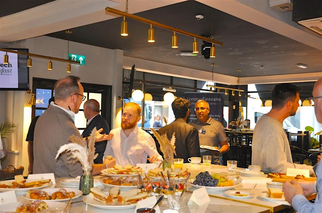 London FinTechs Network City October "Tech Toast" Make FinTech Connections at Polo Bar - 24 Hour Great British Cafe