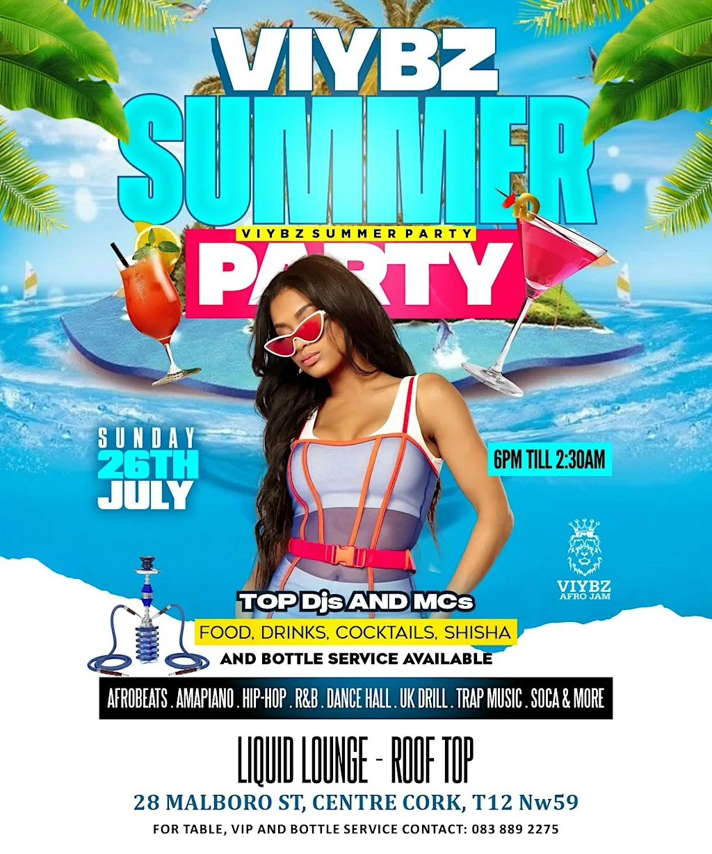 VIYBZ SUMMER PARTY // DAY & NIGHT at Liquid Lounge
