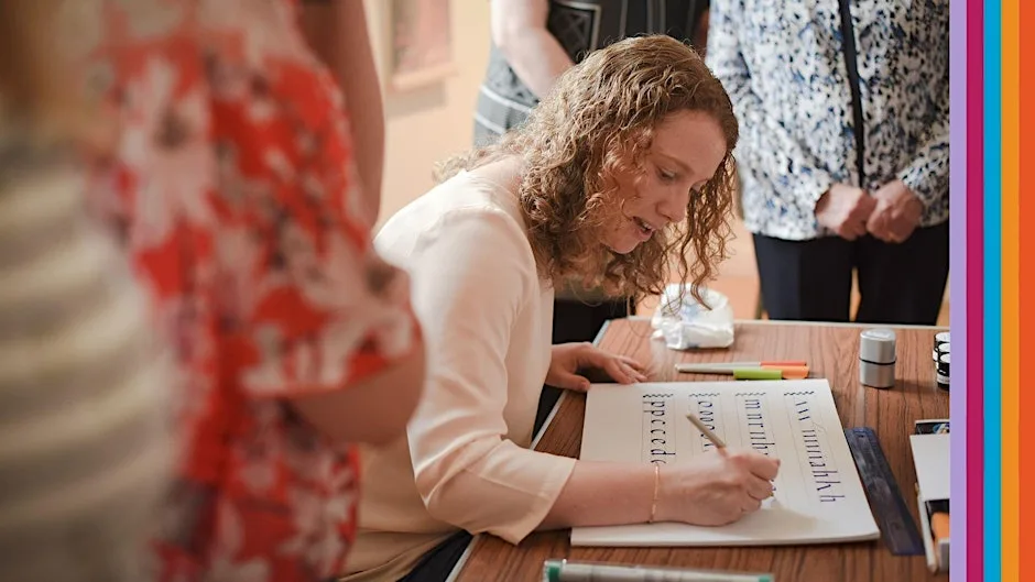 Creative Calligraphy Taster at Jarrow Focus Library