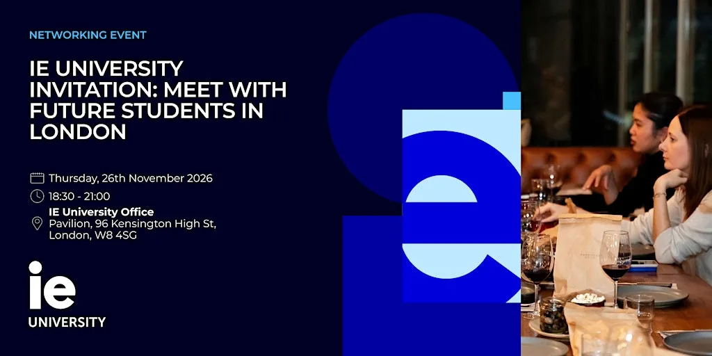 IE University Invitation: Meet with future students in London