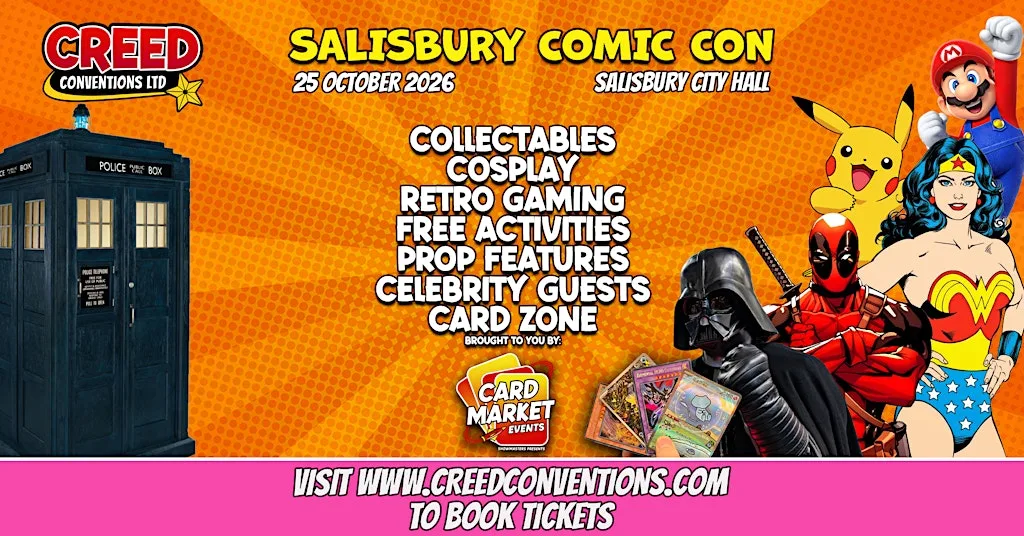 Salisbury Creed Comic Con - October 2026 at Salisbury City Hall