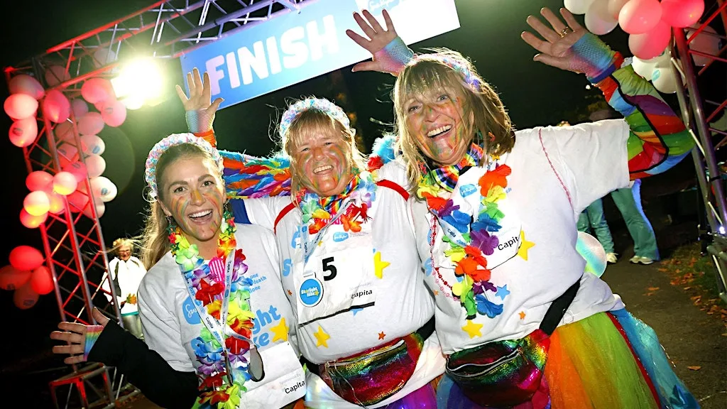 Sue Ryder Starlight Hike Worth Valley at Oxenhope Station - Keighley & Worth Valley Railway