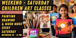 Saturday Children Art Classes for painting and drawing from age 5 and above