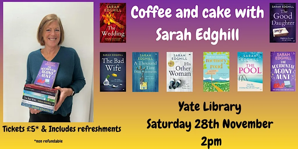 Coffee and Cake with Sarah Edghill | Yate Library at Yate Library