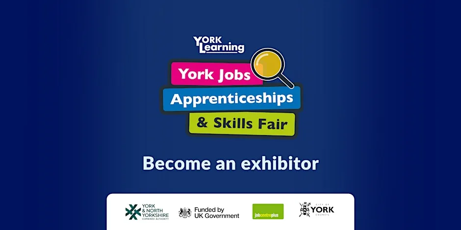 York Jobs, Apprenticeships and Skill Fair:  September 2026 (Exhibitors) at York Stadium Leisure Complex