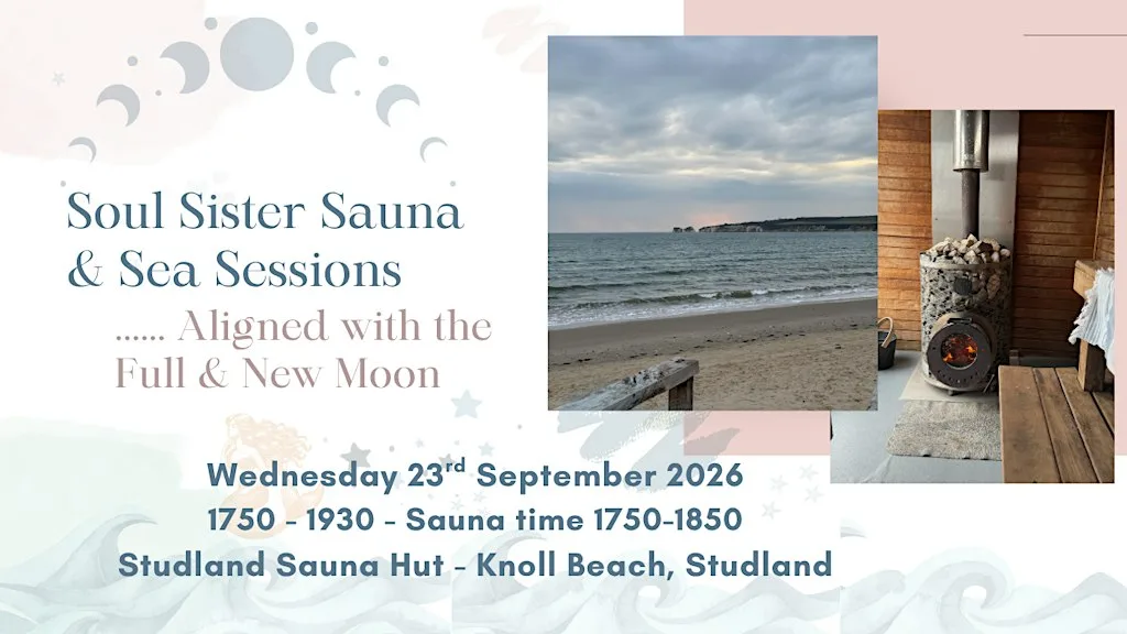 Soul Sister Sauna & Sea Session - Wednesday 14th October 2026 at Studland Sauna Hut