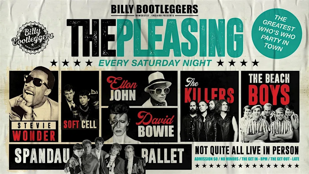 The Pleasing - Saturday Nights @ Billy's at Billy Bootleggers