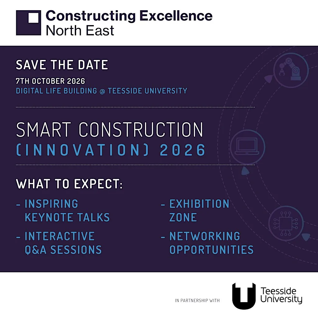 Smart Construction (Innovation) Conference & Exhibition at Teesside University