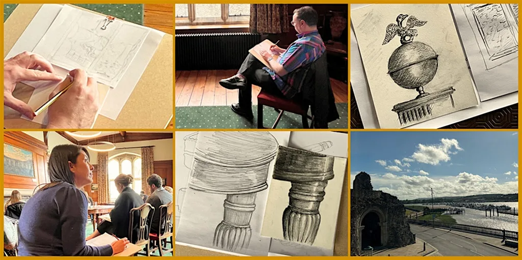 Drawing Workshop: A View Through a Window at The Bridge Chapel, Rochester Bridge Trust