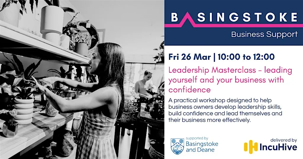 Leadership Masterclass - leading yourself and your business with confidence