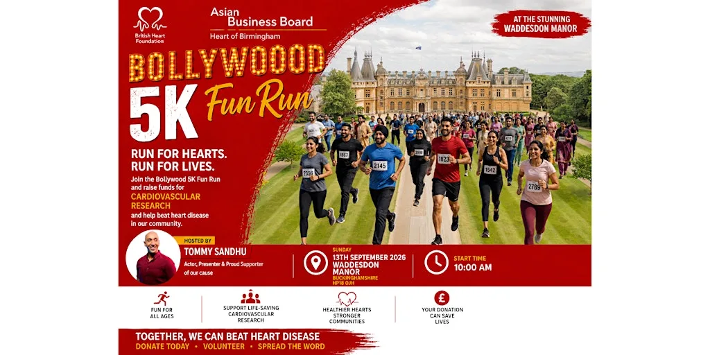 Bollywood 5k Fun Run - General Admission at Waddesdon Manor