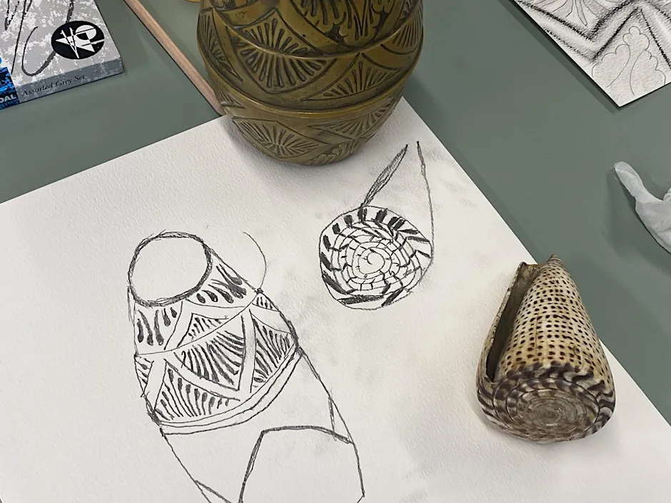 Mindful Museum Sketching at Kelvin Hall