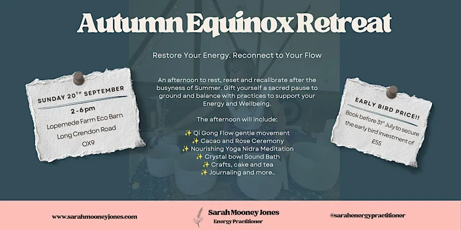 Autumn Equinox Rest and Reset Retreat