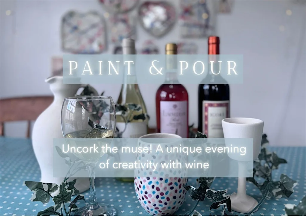 Paint & Pour: A creative wine tasting! at Painting Pots