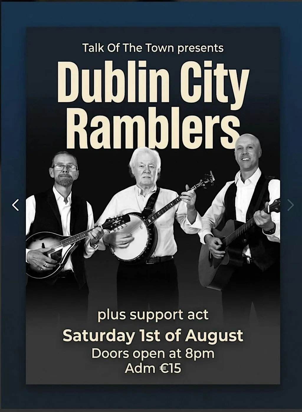 Talk Of The Town presents Dublin City Ramblers
