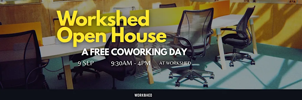 Workshed Open House | Free CoWorking 9 September at Workshed Swindon