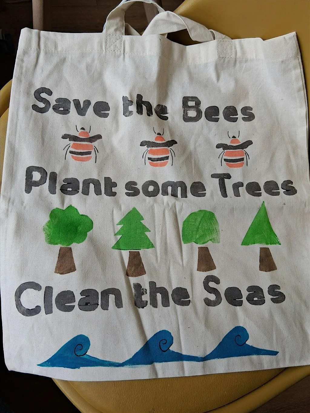 Nature Crafts for Adults - Sherbourne - Craftivism Tote bags at War Memorial Park Visitor Centre