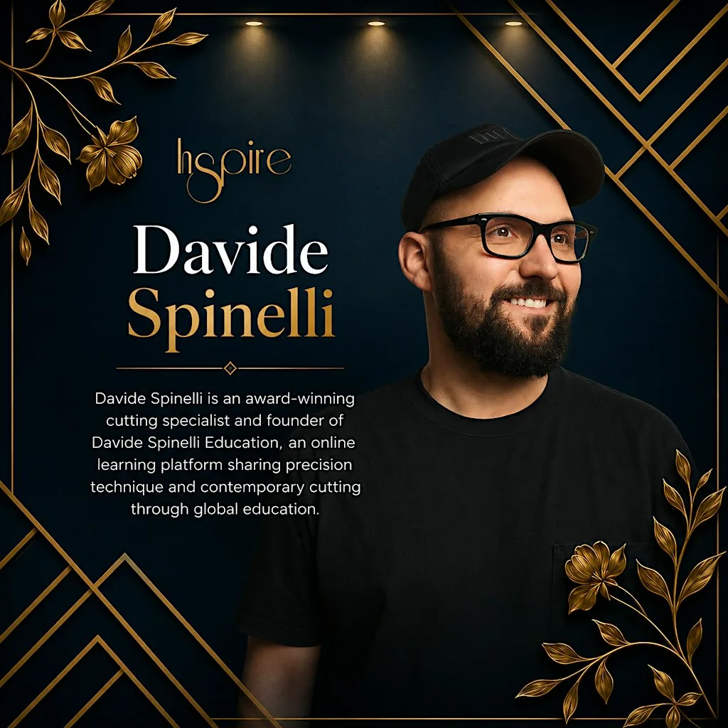 Get Up close and personal with Davide Spinelli at Inspire hair and beauty