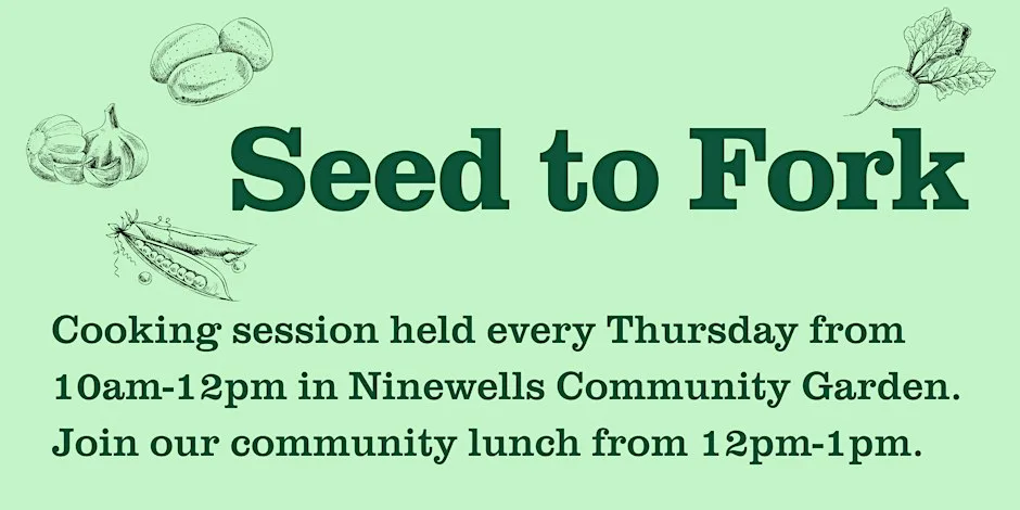 Seed to Fork - Seasonal Cookery at Ninewells Community Garden
