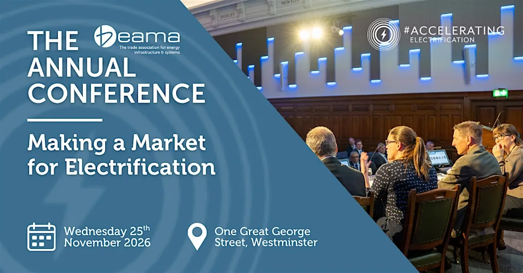 BEAMA Annual Conference - Making a Market for Electrification.