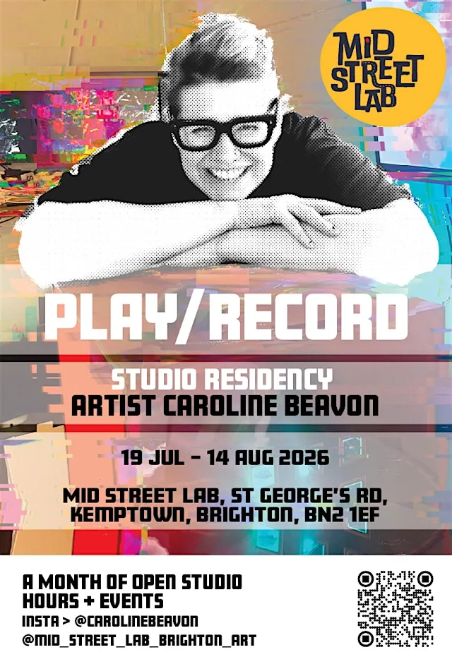 Play / Record - open studio art residency with Caroline Beavon at Mid Street Lab