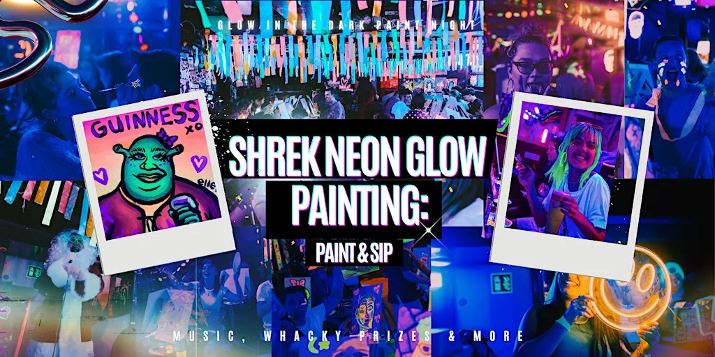 Neon Painting: Shrek at Pawn Shop | Dame Street