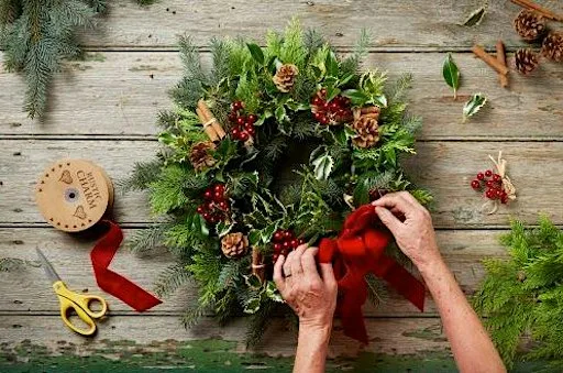 Xmas Wreath Making Workshop with Luxury Afternoon Tea