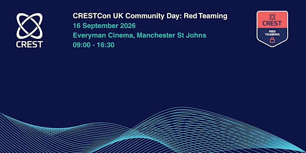 CRESTCon UK Community Event: Red Teaming at Everyman Manchester St. John's