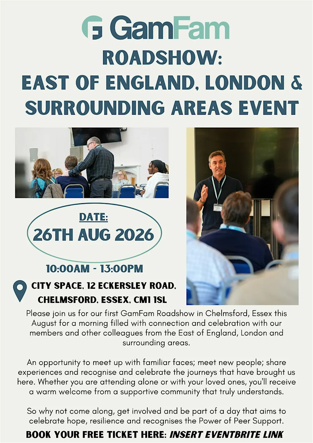 GamFam Roadshow: East of England, London & Surrounding Areas Event