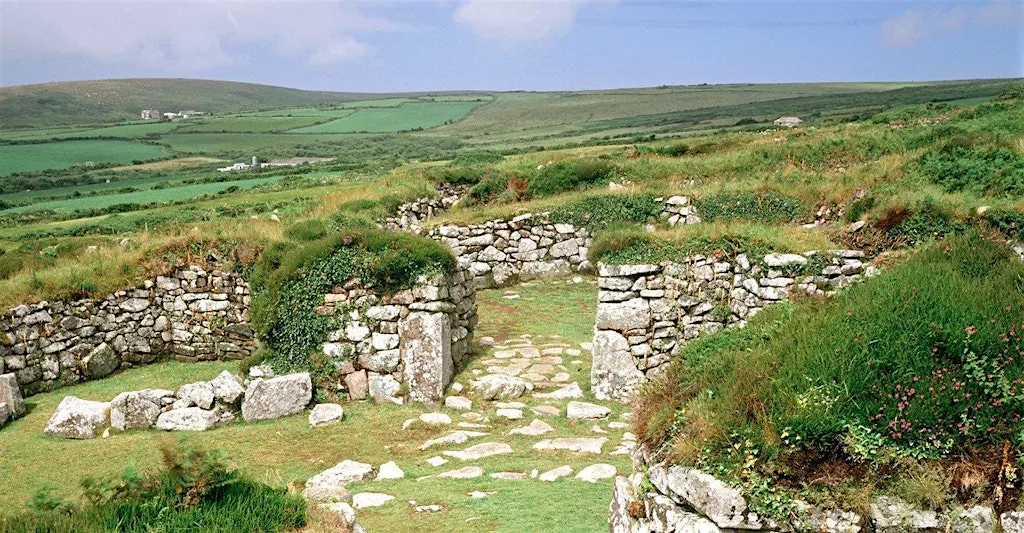 Romans in Cornwall at Chysauster Ancient Village