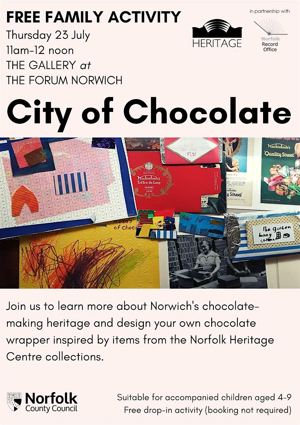 City of Chocolate Free Family Activity at The Forum