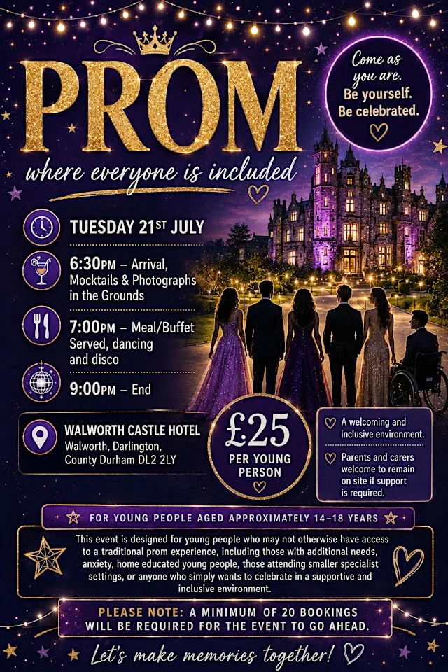 PROM 2026 – Where Everyone Is Included at Walworth Castle Hotel