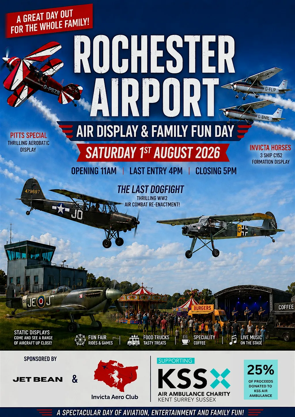 Rochester Airport Family Fun Day and Air Display at Rochester Airport