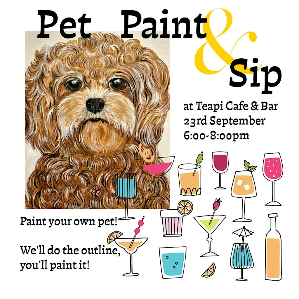 Paint Your Own Pet Portrait at Teapi