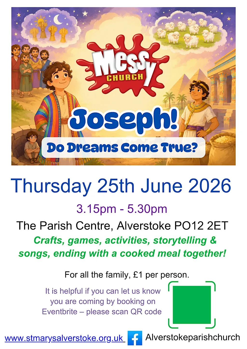 October Messy Church - Joseph!