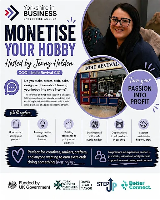 Monetise your hobby at Auborough Street