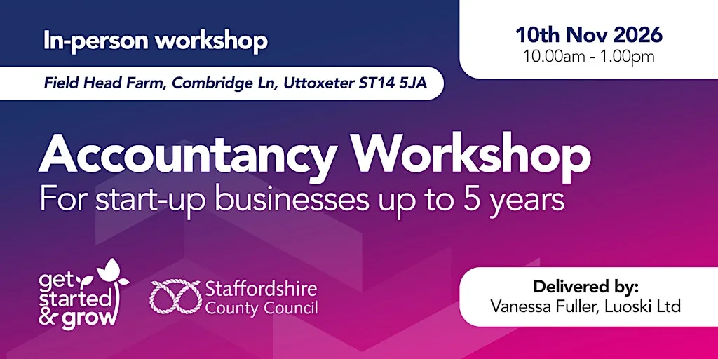 November Accountancy Workshop (Get Started & Grow)