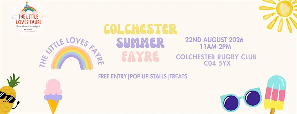 The Little Loves Summer Fayre Colchester at Colchester Rugby Club, Raven Park