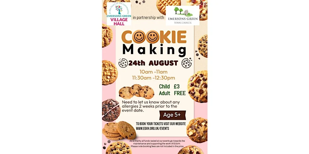 Cookie Making at Emersons Green Village Hall