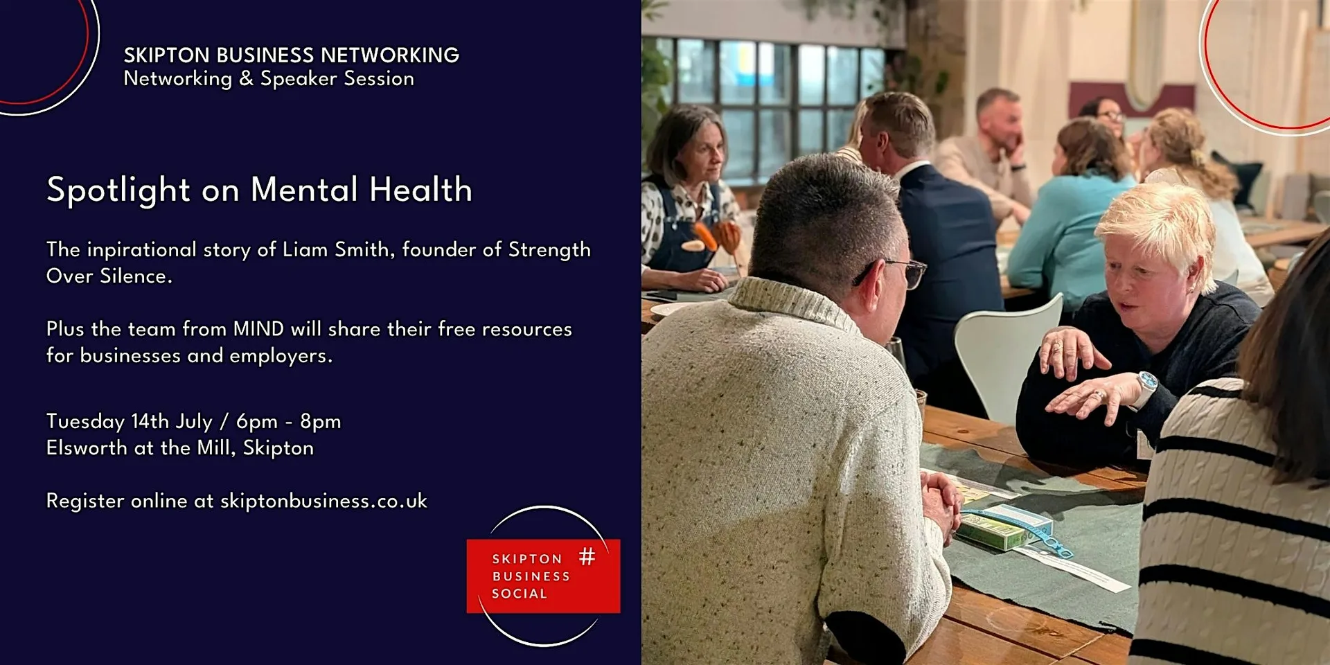 Skipton Business Networking: Spotlight on mental health