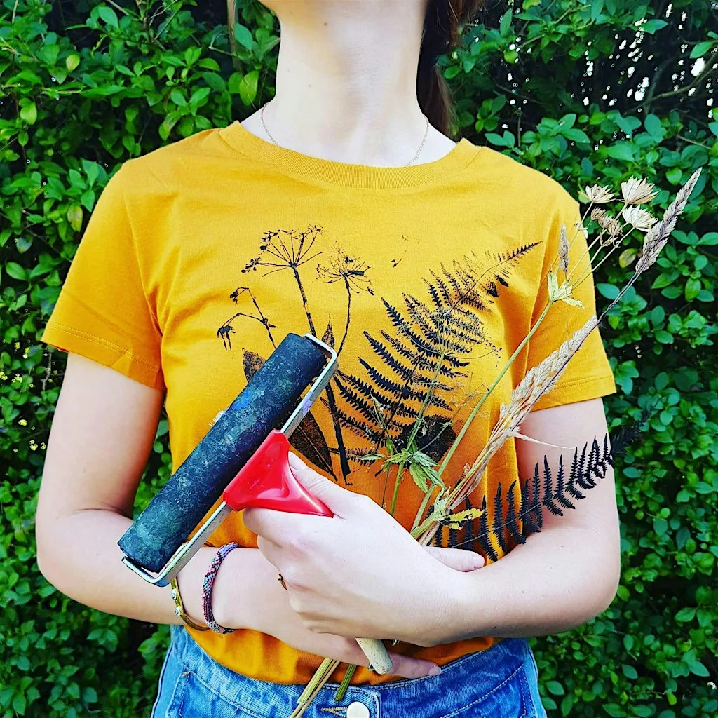 Botanical T-Shirt Printing with Helen Ruth Scarves