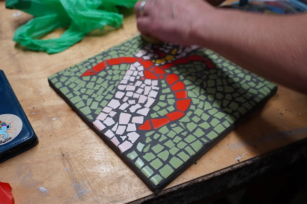 Piecing Together the Past - Family Mosaic Workshop at Swarthmore Education Centre